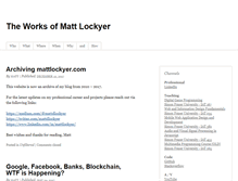 Tablet Screenshot of mattlockyer.com